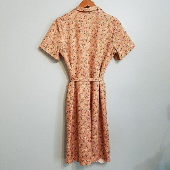 Vintage 1970s Nancy Frock Easy Care Floral dress - image 7