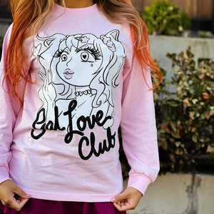 Anime Gal Love Club Pink Longsleeve