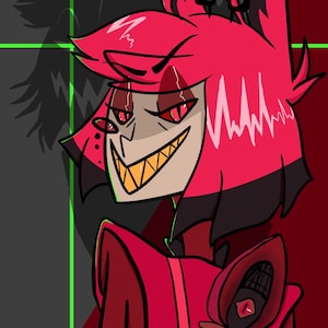 Hazbin Hotel Alastor Mini Print 5x7 Inches