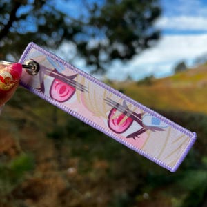 Anime Eyes Hololive Jet Tag Keychain