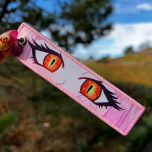 Anime Eyes VShojo Jet Tag Keychain