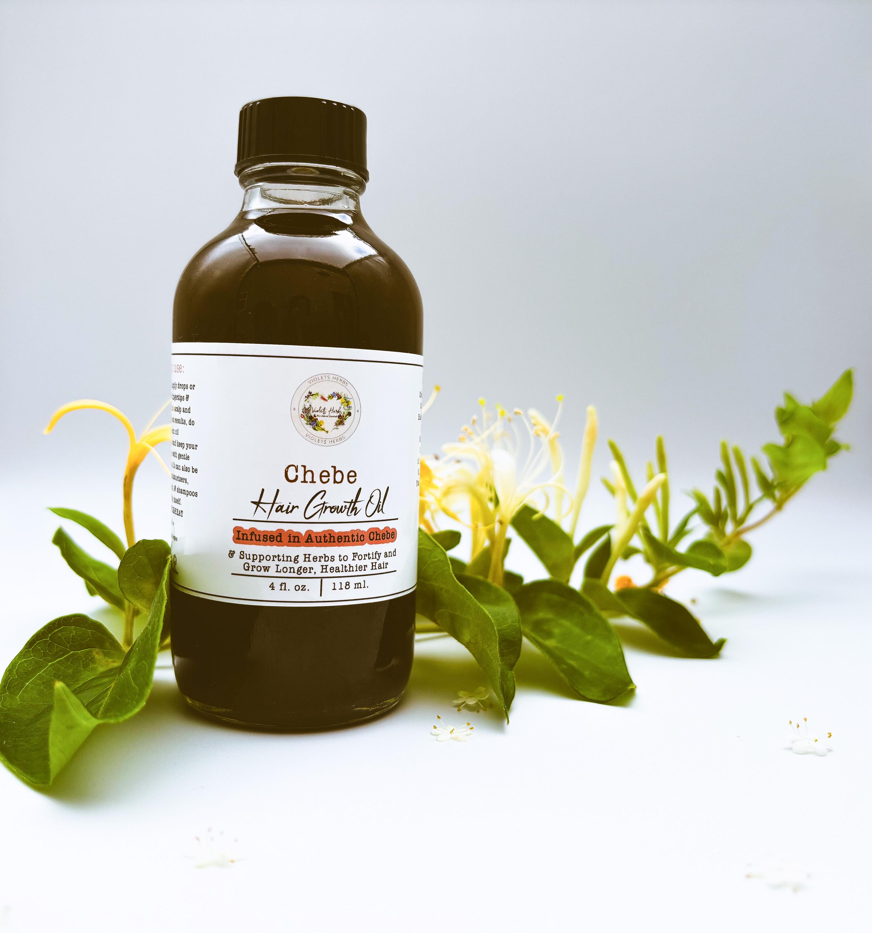 Chebe Hair Growth Oil Natural Thickening Treatment for Hair Loss Breakage &  Scalp Health With Castor, Blackseed and Pumpkinseed Oils 2oz 4oz