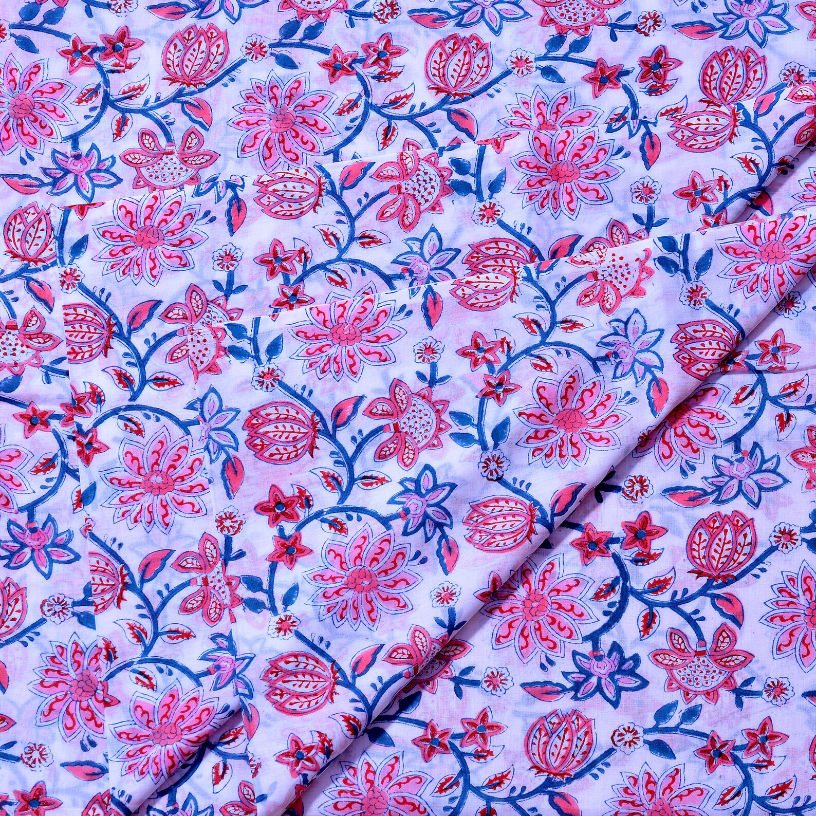 Floral Jade Green 100 Cotton Quilting Fabric by Yard Quilt Etsy