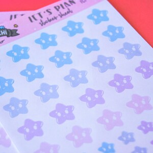 Cute Stars Planner Stickers - Anime - Kawaii Planner Stickers - Planner ...