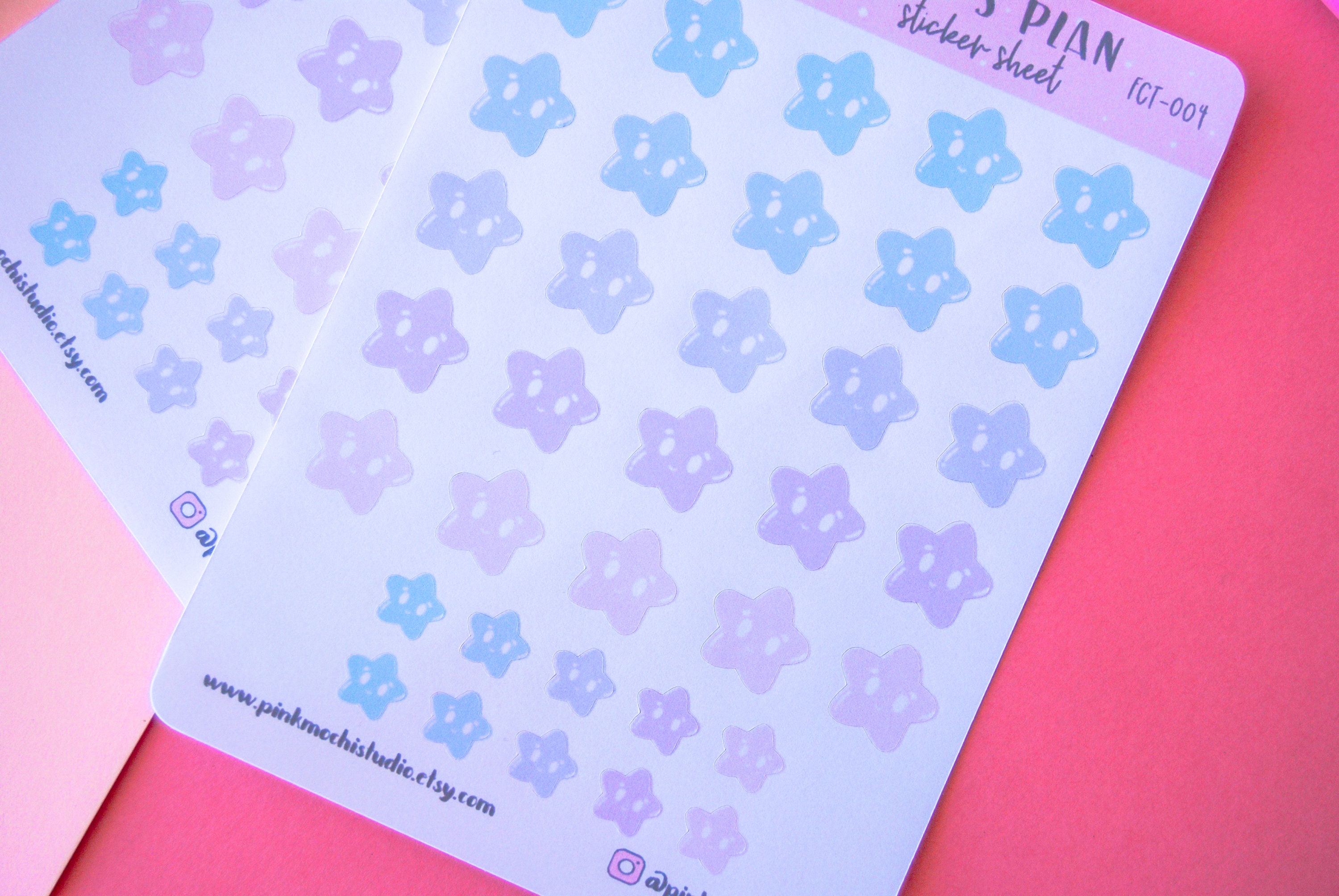 Cute Stars Planner Stickers Anime Kawaii Planner Stickers - Etsy