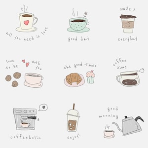 Everyday Life Digital Stickers, Daily Planner Stickers, Goodnotes Stickers, OneNote Stickers, PNG Stickers, Digital Planner Stickers