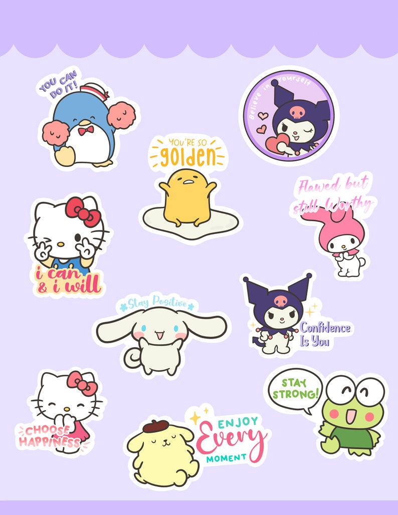 Cartoon Stickers, Everyday Life Digital Stickers, Daily Planner Stickers, Goodnotes Stickers, OneNote Stickers, PNG Stickers image 3