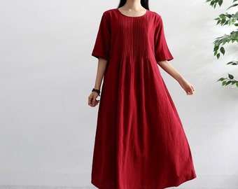 casual cotton dress for summer