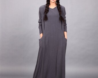 soft cotton maxi dress