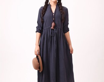 fall linen dresses