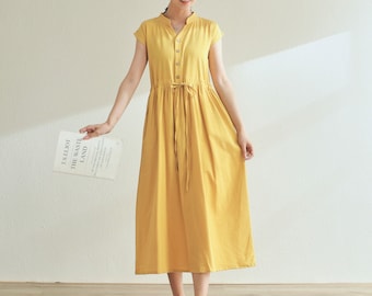 casual cotton dress for summer