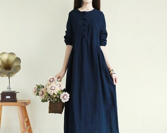 dresses maxi with sleeves