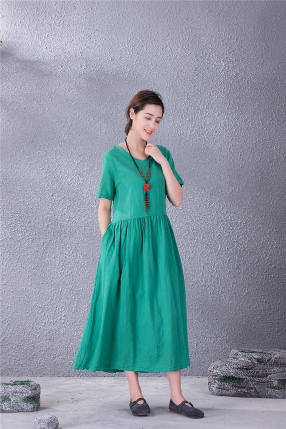 Clearance Dress Final Sale Soft Cotton Dress Summer Tunics Etsy