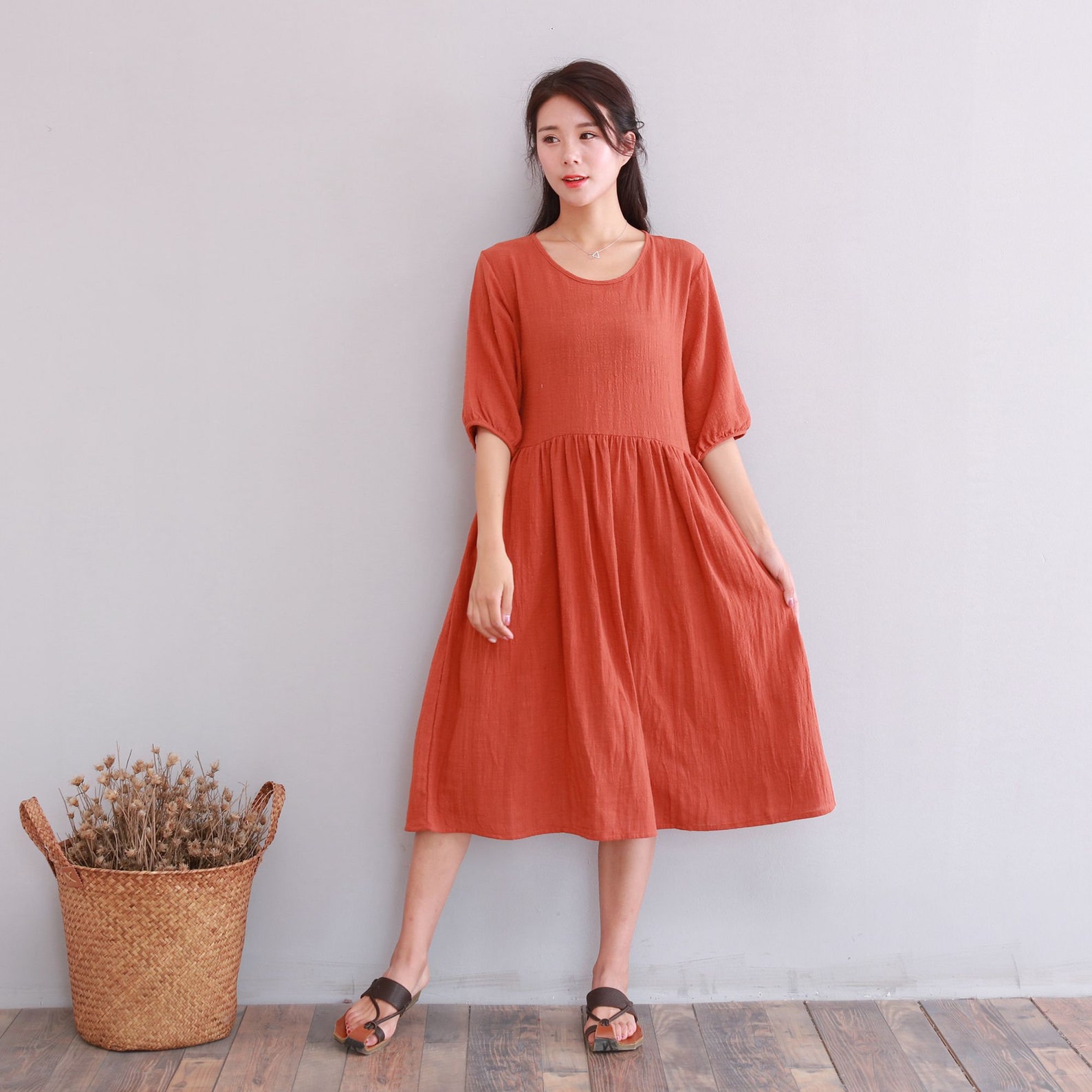 Clearance Dress Final Sale Soft Cotton Dress Summer Short Etsy