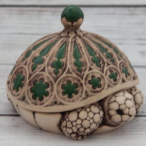 Ceramic Sculpture Turtle 3.14&quot;, Collectable Ceramic Figurine, One Of Kind,Home & Garden Decor, Gift for Her, Real Artwork, Vladimir Butcanov