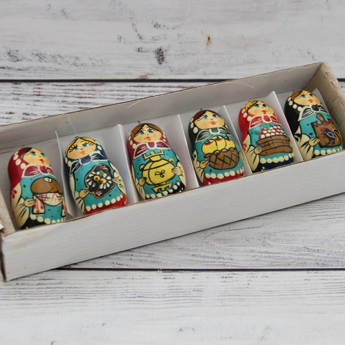 Ukrainian Wooden Christmas Tree Ornaments Nativity Hand Etsy