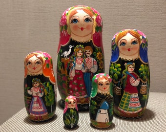 russian nesting dolls etsy