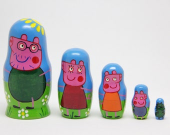 peppa pig russian dolls