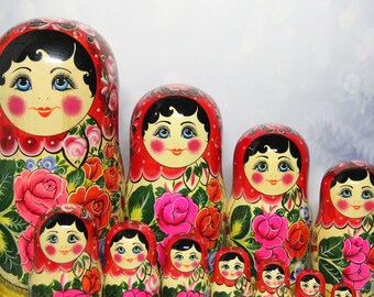 20 piece russian nesting dolls