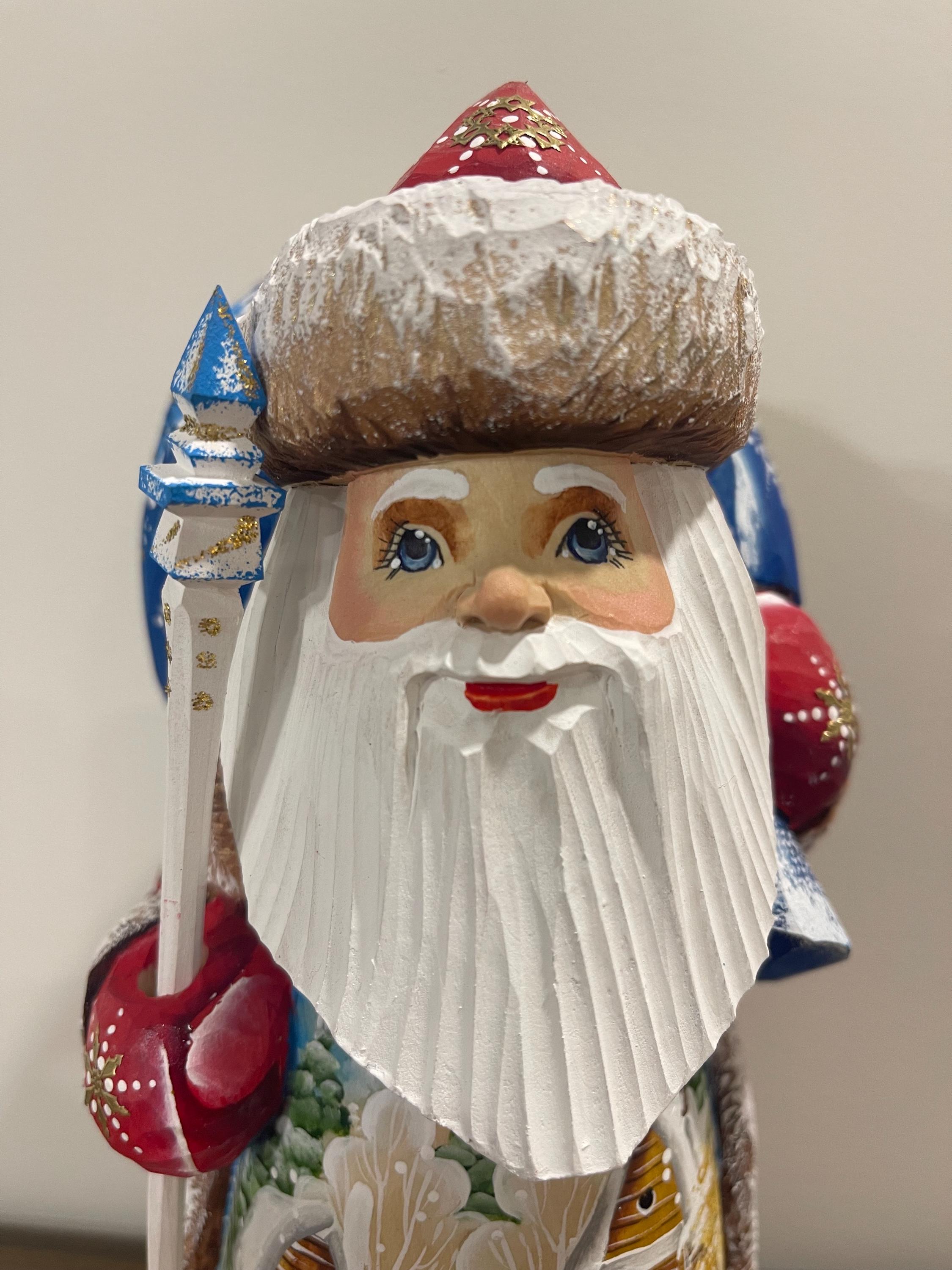 Buy Big Size Ukrainian Carved Santa 10.24