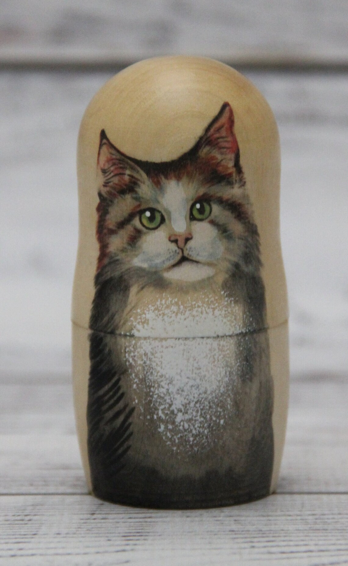 Cats Russian Nesting Doll 4.13'' or 10.5 cm Etsy