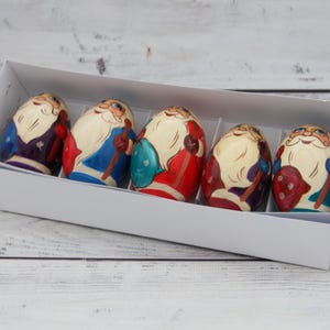 Wooden Christmas Tree Ornaments Hand Painted Decoration Home Decor Christmas Gift Christmas Decorations Christmas Ornaments