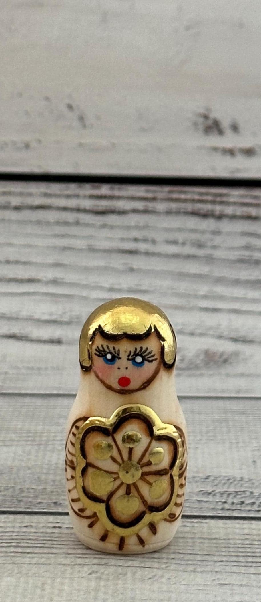 Hand Painted Nesting Doll, Traditional Ukrainian Matryoshka, 5
