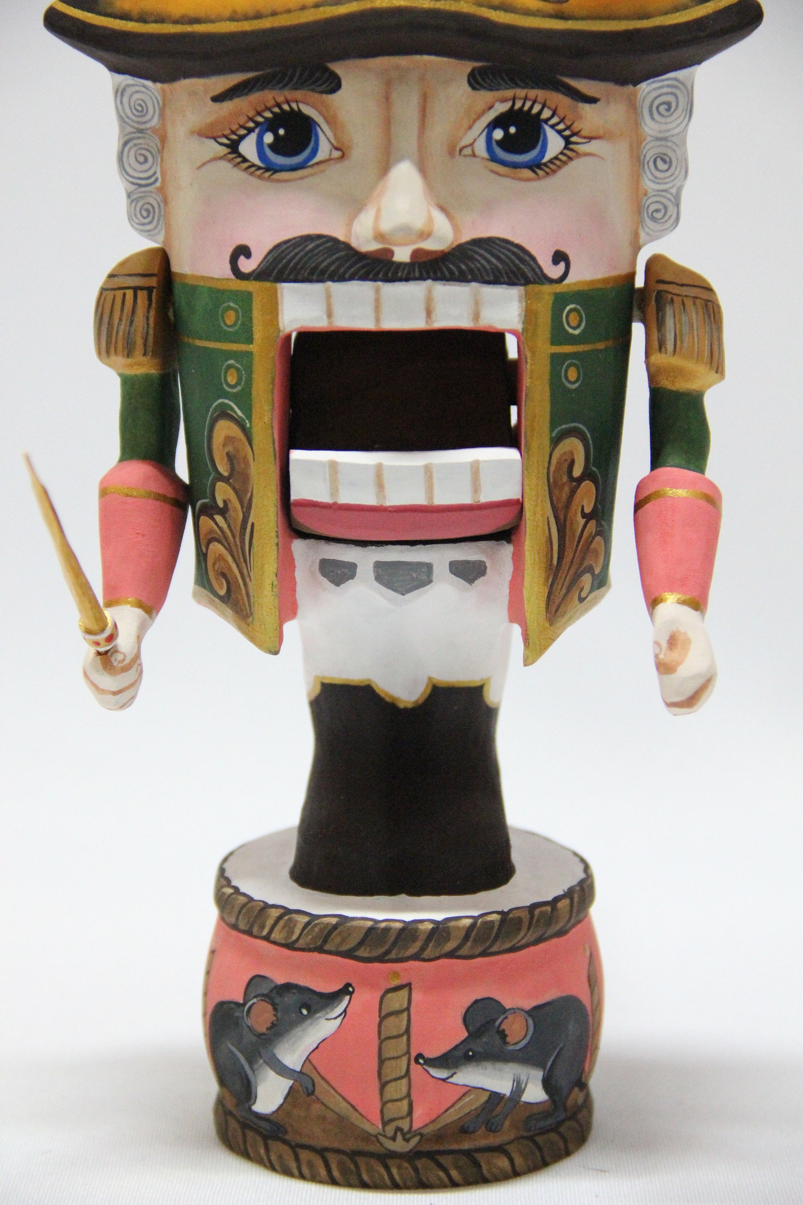 Wooden Carved Nutcracker Figurine F11.02 Hand Carved Etsy