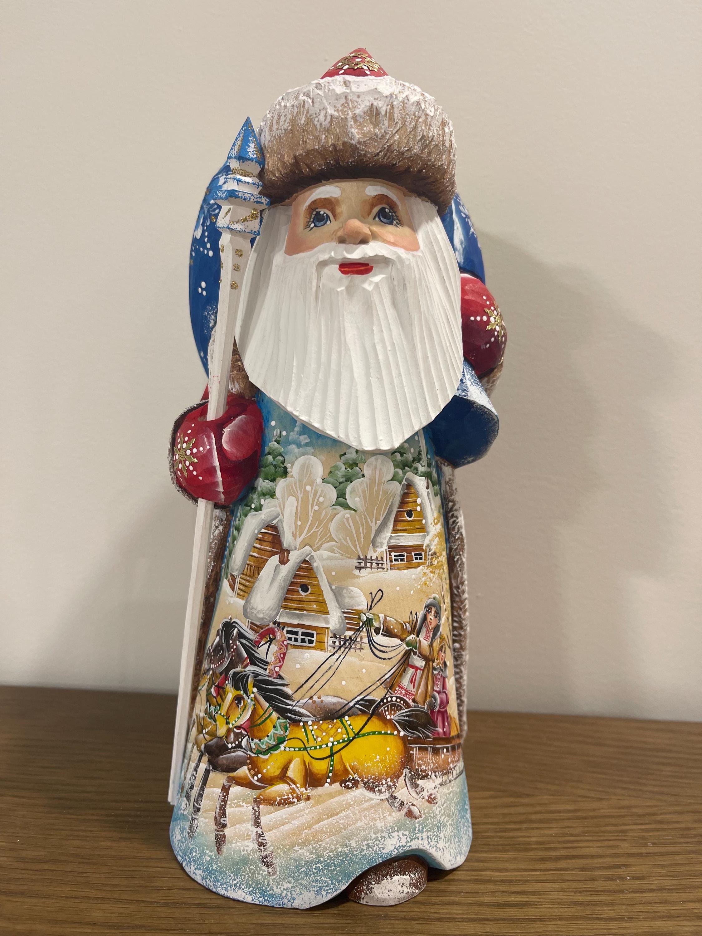 Big Size Ukrainian Carved Santa 10.24
