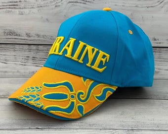 Casquette Armée Ukrainienne Multicam – Broderie Trident UA – Taille Unique Ajustable – Fabriquée En Ukraine