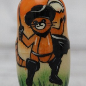 MADE in UKRAINE Cartoon Heroes Nesting Doll 4.72'' or 12 cm Hand Painted Doll 5pieces Funny Gifts Kids Gift Toy image 8