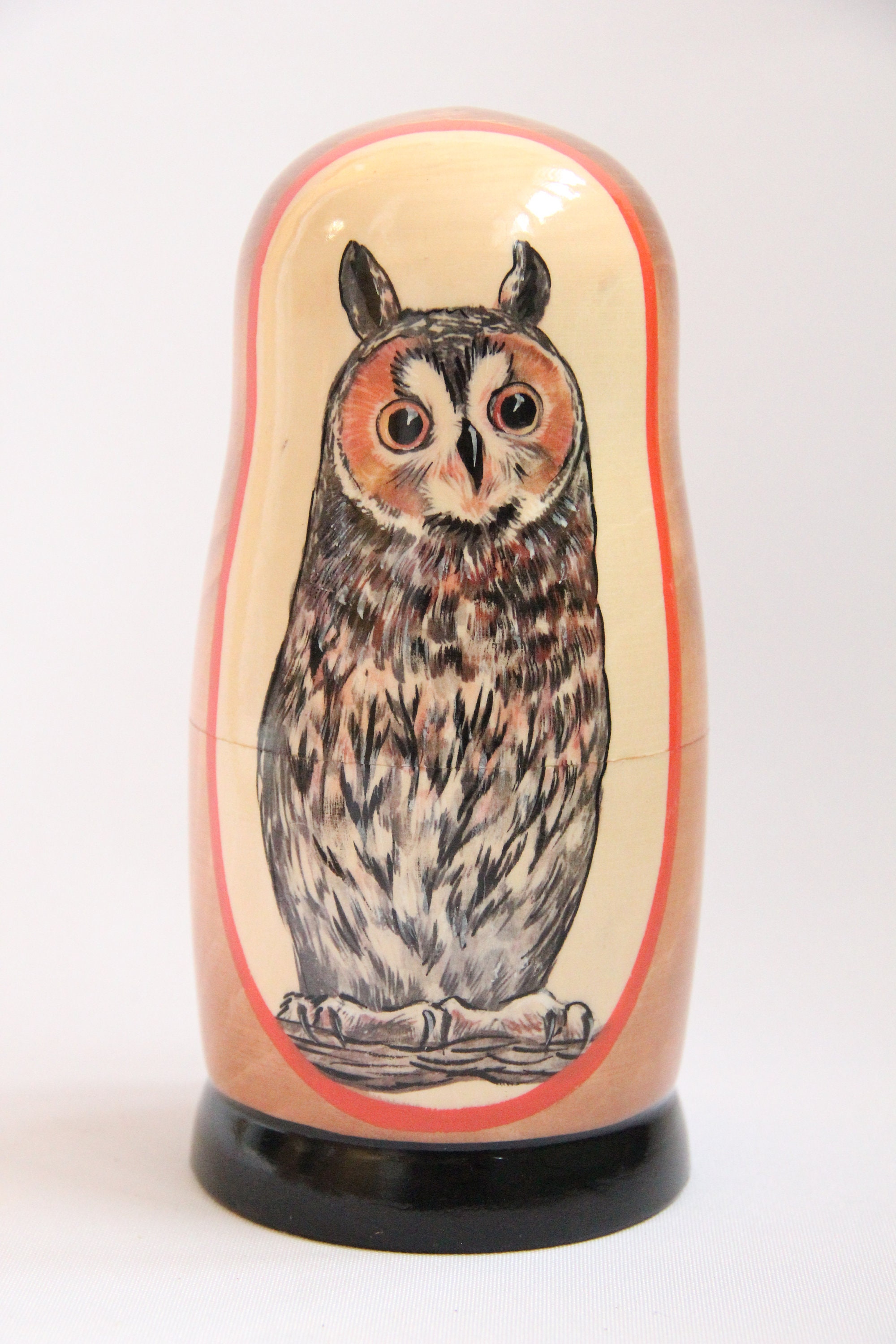 Owls Nesting Doll 728'' or 185 cm Matryoshka Doll 5 Etsy