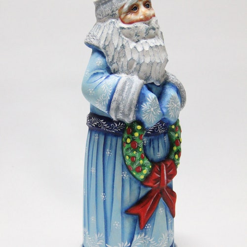 Big shops Hand Carved Santa 10.82