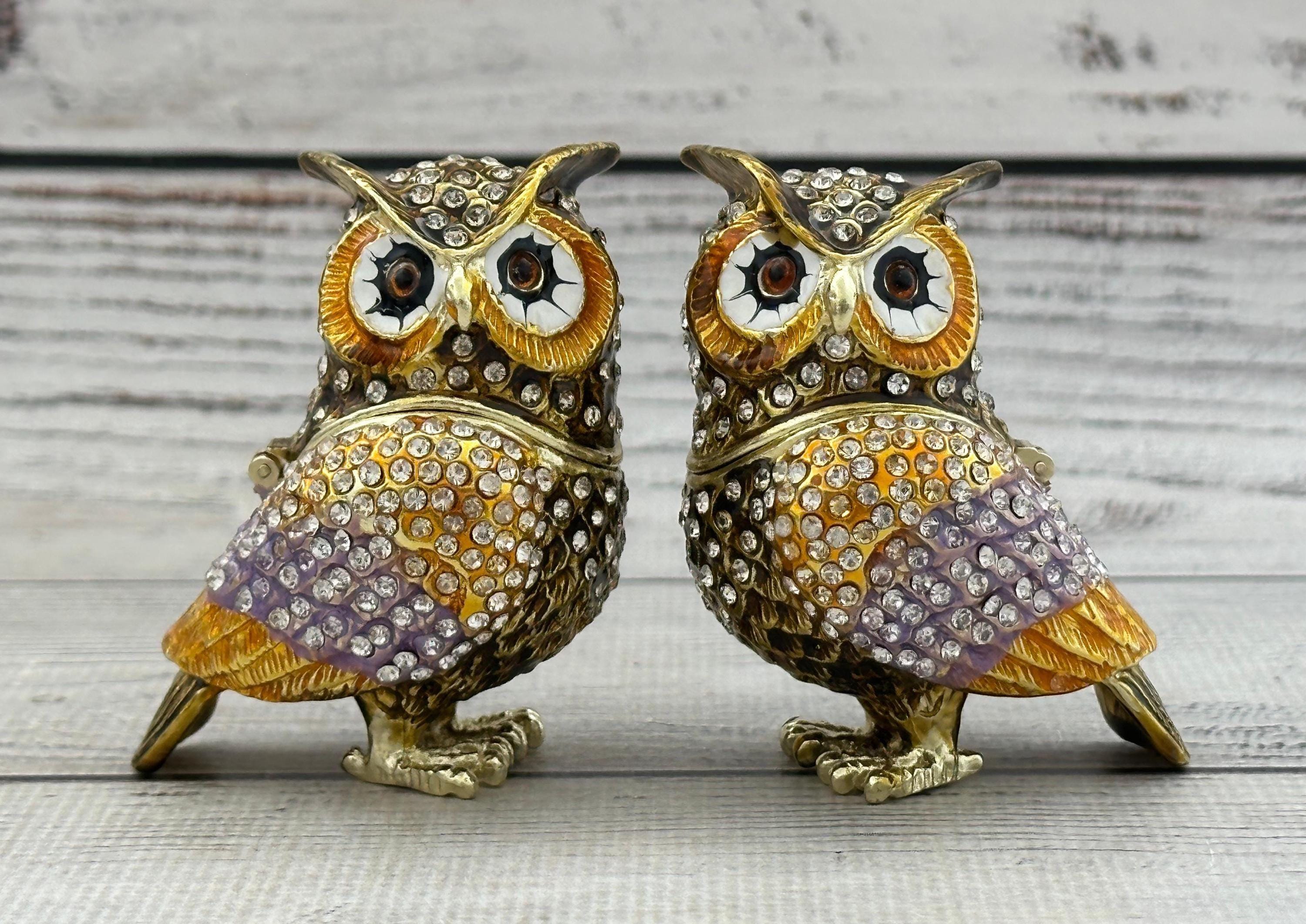 Swarovski Owl Figurine - Etsy