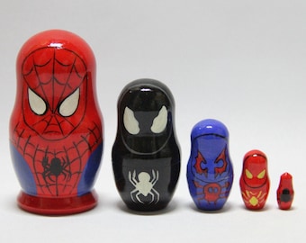 Spiderman cheap nesting dolls