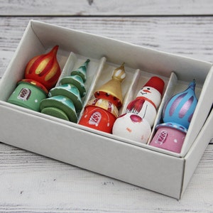Ukrainian Wooden Christmas Tree Ornaments Hand Painted Home Decor Christmas Gift Hand Crafted Christmas Decorations