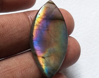 Labradorite faceted cabochon 1 piece size 65 mm Approximately