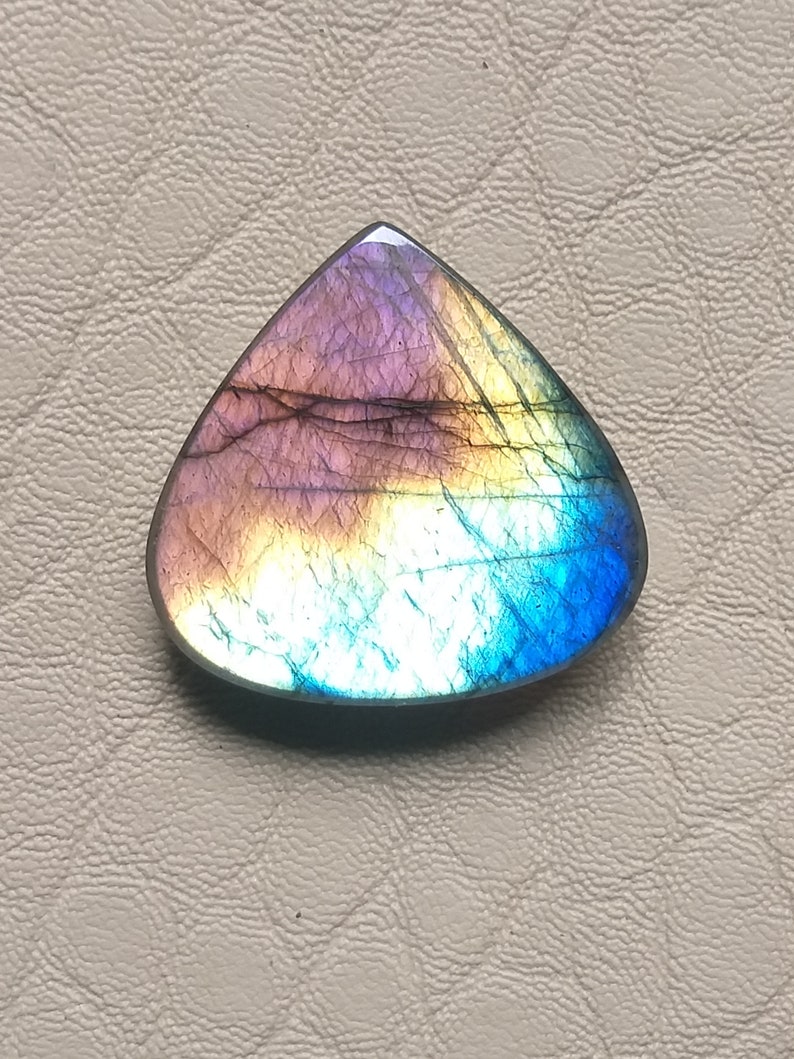 1 Piece Labradorite MM Size 29x28x7 Gemstone Cabochon Multy Purple Fire Labradorite jewelry meking Cabochon Gemstone Crt 44 Labradorite