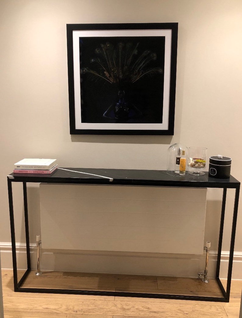 Marble Console Table Narrow Hallway Table or Radiator Cover Etsy UK