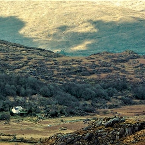 AT HOME in the GLEN, mountain, hills, valley, wooded, lonesome house, peace and quiet, nature