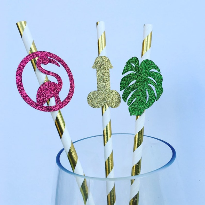 Final Flamingle Bachelorette Party Straws Penis Straws Flamingo Straws Tropical Bachelorette Beach Bachelorette