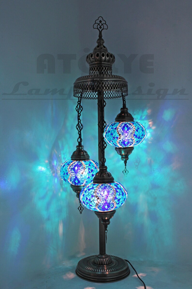 Turkish floor lamp moroccan lamp unique lamp standing lamp Etsy