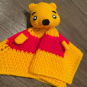 Crochet Winnie the Pooh Baby Lovey