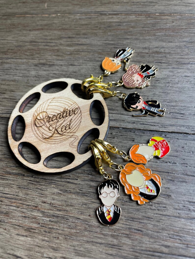 Wooden Stitch Marker Holder Etsy