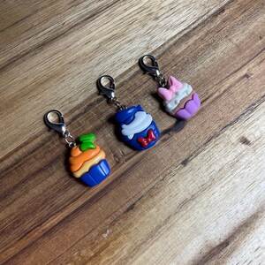 Magically Themed Cupcake Crochet/Knit Stitch Markers