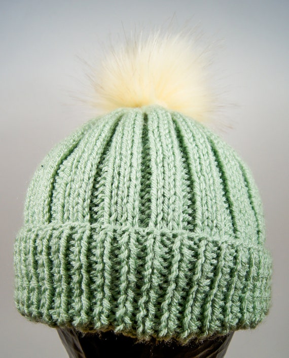 knit hat with light