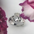 Claddagh ring. ladies classic Irish claddagh ring. Handcrafted in Ireland. Irish ring.