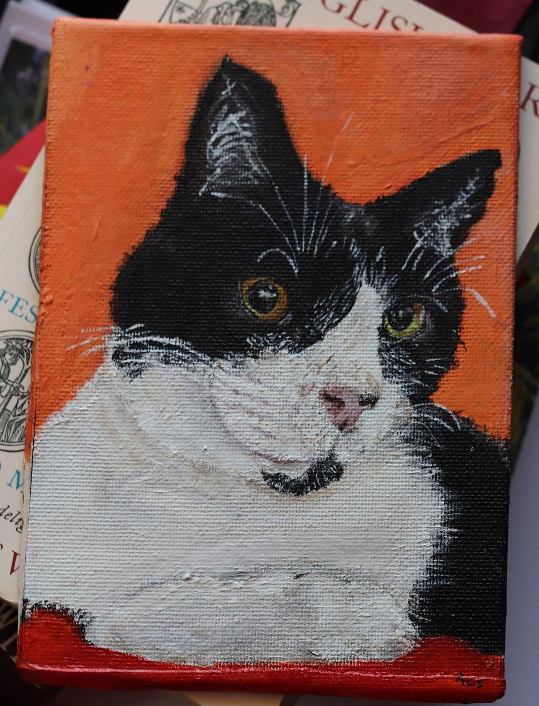 Custom Acrylic Pet Portrait Painting on Canvas - Etsy