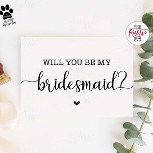 Bridesmaid Proposal Card, Bridesmaid Wedding Card, Will You Be My Bridesmaid Card, Printable Bridesmaid Card, Svg Files, Svg, Jpg, Pdf, 005