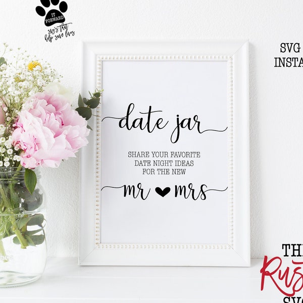 Date Jar Sign - Etsy
